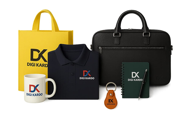 ست هدیه لوکس و هدایای تبلیغاتی سازمانی دیجی‌کاردو با امکان چاپ لوگو و بسته‌بندی شیک