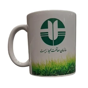 ماگ سفید ساده تبلیغاتی