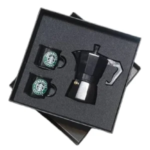 ست هدیه موکاپات مشکی S17 دو نفره